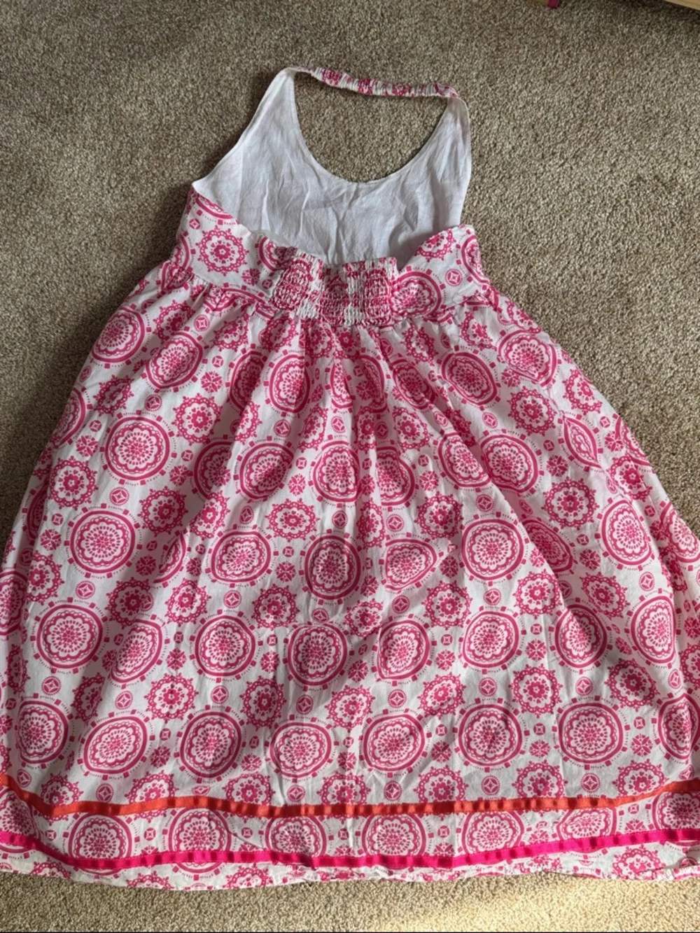 Pink Medallion Halter Sundress - Picture 2 of 5